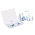 Set de 100 notes adhésives blanches impression intégrale fabriqué UE couleur blanc