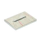 Notes autocollantes sur mesure en papier de fibres végétales fabriquées dans l’UE couleur blanc