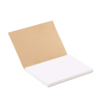 Notes autocollantes en papier recyclé impression intégrale fabriqué UE couleur blanc cinquième vue