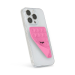 Housse adhésive pour téléphone impression intégrale avec 20 ventouses couleur rose troisième vue