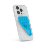 Housse adhésive pour téléphone impression intégrale avec 20 ventouses couleur cyan troisième vue