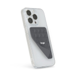 Housse adhésive pour téléphone impression intégrale avec 20 ventouses couleur gris taupe troisième vue