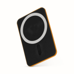 Housse adhésive pour téléphone impression intégrale avec 26 ventouses couleur orange troisième vue