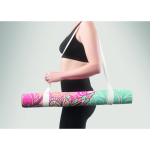 Tapis de yoga impression intégrale en microfibre et caoutchouc couleur blanc