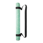 Tapis de yoga impression intégrale en PU et caoutchouc de coco couleur vert menthe cinquième vue