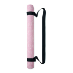 Tapis de yoga impression intégrale en PU et caoutchouc de coco couleur rose clair  cinquième vue