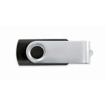 Clé USB impression intégrale avec coque ABS Techmate couleur noir septième vue