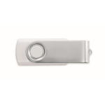 Clé USB impression intégrale avec coque ABS Techmate couleur blanc septième vue