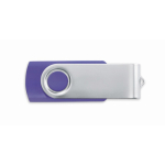 Clé USB impression intégrale avec coque ABS Techmate couleur violet septième vue