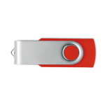 Clé USB classique pivotante impression intégrale de plusieurs couleurs couleur rouge septième vue