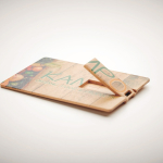 Carte USB impression intégrale fabriquée en paille couleur bois