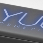 Clé USB impression intégrale avec boîtier à marquage lumineux couleur bleu cinquième vue