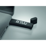 Clé USB impression intégrale à marquage lumineux avec capuchon couleur noir