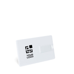 Clé USB impression intégrale en plastique format carte de crédit avec zone d'impression