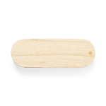 Clé USB en bois format pivotant avec boîtier protecteur couleur bois cinquième vue