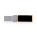 Clé USB écologique en bambou avec marquage lumineux couleur marron clair