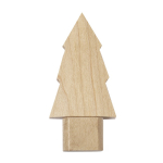 Clé USB en bois avec design pin et fermeture à capuchon quatrième vue