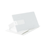 Carte USB design ultrafin avec mécanisme pliable couleur blanc quatrième vue