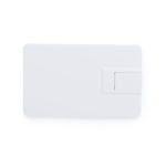 Carte USB double avec USB et Type C design ultrafin pliable couleur blanc troisième vue