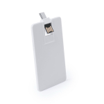 Carte USB double avec USB et Type C design ultrafin pliable couleur blanc quatrième vue