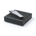 Clé USB en métal au design innovant avec œillet couleur argenté brillant première vue