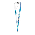 Tour de cou en polyester pour sublimation avec fermoir de sécurité avec zone d'impression