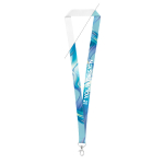 Cordon en polyester fabrication UE pour sublimation avec mousqueton avec zone d'impression