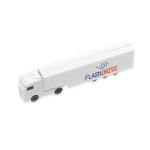 Clé USB impression intégrale en forme ludique de camion couleur blanc