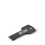 USB impression intégrale en aluminium format clé plusieurs couleurs couleur noir avec zone d'impression