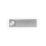 Clé USB impression intégrale aluminium mini couleur chrome satiné couleur argenté brillant