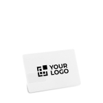 Clé USB impression intégrale au format carte de crédit couleur blanc avec zone d'impression