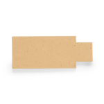 Clé USB écologique impression intégrale en paille de blé carrée couleur naturel