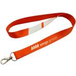 Tour de cou par sublimation en couleur, sur mesure, fabriqué en Europe couleur blanc