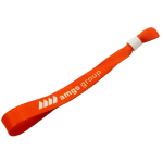 Bracelet en tissu polyester pour sublimation sur mesure fabriqué en UE couleur blanc