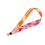 Bracelet en tissu polyester pour sublimation sur mesure fabriqué en UE couleur blanc