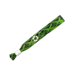 Bracelet en RPET pour sublimation, sur mesure, fabriqué en Europe couleur blanc