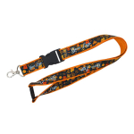 Tour de cou double couche sur mesure avec fermoir, fabriqué dans l’UE couleur orange