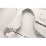 Tablier long ajustable en polycoton 240 g/m² couleur blanc deuxième vue photographique