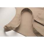 Tablier long ajustable en polycoton 240 g/m² couleur sable deuxième vue photographique