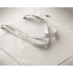 Sac en coton Fairtrade à anses longues, plusieurs coloris 180g/m² couleur blanc quatrième vue photographique