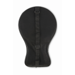 Raquettes de plage en bois avec jeux et sac en maille RPET couleur bois quatrième vue