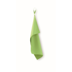 Serviette en microfibre avec sangle élastique 30x50 cm couleur vert lime