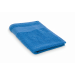 Serviette de toilette en éponge 100% coton 380 g/m² 30x50 cm couleur bleu