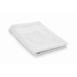 Serviette de toilette en éponge 100% coton 380 g/m² 30x50 cm couleur blanc