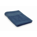 Serviette de toilette en éponge 100% coton 380 g/m² 30x50 cm couleur bleu roi