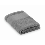 Serviette 100 % coton éponge 380 g/m² 50x100 cm couleur gris foncé