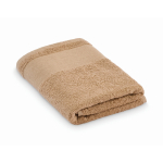 Serviette 100 % coton éponge 380 g/m² 50x100 cm couleur camel