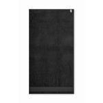 Serviette de bain 100 % coton éponge 380 g/m² 70x140 cm couleur noir troisième vue