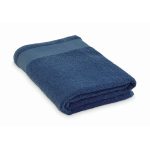 Serviette de bain 100 % coton éponge 380 g/m² 100x150 cm couleur bleu roi