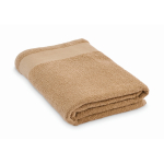 Serviette de bain 100 % coton éponge 380 g/m² 100x150 cm couleur camel